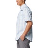 image:imageColumbia Sportswear Mens Trollers Best Short Sleeve ShirtAqua Haze All Over Gingham