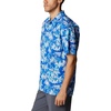 image:imageColumbia Sportswear Mens Trollers Best Short Sleeve ShirtBlue Macaw Festive Fishin Print