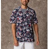 image:imageColumbia Sportswear Mens Trollers Best Short Sleeve ShirtCollegiate Navy Fireworks Fish Print