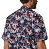 image:imageColumbia Sportswear Mens Trollers Best Short Sleeve ShirtCollegiate Navy Fireworks Fish Print