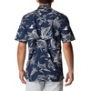 image:imageColumbia Sportswear Mens Trollers Best Short Sleeve ShirtCollegiate Navy Mighty Marlins Print