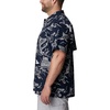 image:imageColumbia Sportswear Mens Trollers Best Short Sleeve ShirtCollegiate Navy Mighty Marlins Print