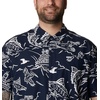 image:imageColumbia Sportswear Mens Trollers Best Short Sleeve ShirtCollegiate Navy Mighty Marlins Print