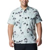 image:imageColumbia Sportswear Mens Trollers Best Short Sleeve ShirtCool Green Freshwater Dryfly Print