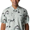 image:imageColumbia Sportswear Mens Trollers Best Short Sleeve ShirtCool Green Freshwater Dryfly Print