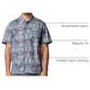 image:imageColumbia Sportswear Mens Trollers Best Short Sleeve ShirtCrushed Blue Tikiplaid