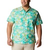 image:imageColumbia Sportswear Mens Trollers Best Short Sleeve ShirtElectric Turquoise Festive Fishin Print