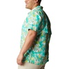 image:imageColumbia Sportswear Mens Trollers Best Short Sleeve ShirtElectric Turquoise Festive Fishin Print
