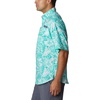 image:imageColumbia Sportswear Mens Trollers Best Short Sleeve ShirtElectric Turquoise Hawaiian Throwback Print