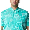 image:imageColumbia Sportswear Mens Trollers Best Short Sleeve ShirtElectric Turquoise Mighty Marlins Print