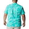 image:imageColumbia Sportswear Mens Trollers Best Short Sleeve ShirtElectric Turquoise Mighty Marlins Print