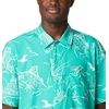 image:imageColumbia Sportswear Mens Trollers Best Short Sleeve ShirtElectric Turquoise Mighty Marlins Print