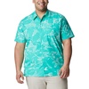 image:imageColumbia Sportswear Mens Trollers Best Short Sleeve ShirtElectric Turquoise Mighty Marlins Print