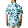 image:imageColumbia Sportswear Mens Trollers Best Short Sleeve ShirtEmerald Green Offshore Archive Print