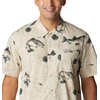 image:imageColumbia Sportswear Mens Trollers Best Short Sleeve ShirtFossil Freshwater Dryfly Print