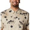 image:imageColumbia Sportswear Mens Trollers Best Short Sleeve ShirtFossil Freshwater Dryfly Print