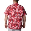 image:imageColumbia Sportswear Mens Trollers Best Short Sleeve ShirtRed Hibiscus Tuna Paradise Print