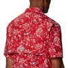 image:imageColumbia Sportswear Mens Trollers Best Short Sleeve ShirtRed Spark Americana Fishing Print