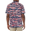 image:imageColumbia Sportswear Mens Trollers Best Short Sleeve ShirtRed Spark Rough Waves Print