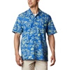 image:imageColumbia Sportswear Mens Trollers Best Short Sleeve ShirtVivid Blue Freshwater Roots Print