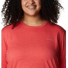 image:imageColumbia Sun Trek Long Sleeve TeeRed Hibiscus Heather