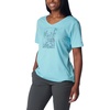 image:imageColumbia Womens Bluebird Day Relaxed V NeckAquamarine HeatherRocky Road