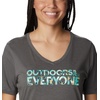 image:imageColumbia Womens Bluebird Day Relaxed V NeckCharcoal HeatherBe Outdoors