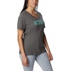 image:imageColumbia Womens Bluebird Day Relaxed V NeckCharcoal HeatherBe Outdoors