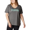 image:imageColumbia Womens Bluebird Day Relaxed V NeckCharcoal HeatherBe Outdoors