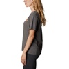 image:imageColumbia Womens Bluebird Day Relaxed V NeckCharcoal HeatherWavy Waterline
