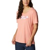 image:imageColumbia Womens Bluebird Day Relaxed V NeckCoral Reef HeatherLakeshore Flora