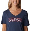 image:imageColumbia Womens Bluebird Day Relaxed V NeckNocturnal HeatherBe Outdoors
