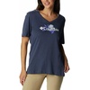 image:imageColumbia Womens Bluebird Day Relaxed V NeckNocturnal HeatherJubilant Flower Graphic