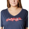 image:imageColumbia Womens Bluebird Day Relaxed V NeckNocturnal HeatherLakeshore Flora