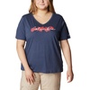 image:imageColumbia Womens Bluebird Day Relaxed V NeckNocturnal HeatherLakeshore Flora