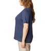 image:imageColumbia Womens Bluebird Day Relaxed V NeckNocturnal HeatherLakeshore Flora