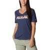 image:imageColumbia Womens Bluebird Day Relaxed V NeckNocturnal HeatherTyphoon Blooms Framed