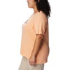 image:imageColumbia Womens Bluebird Day Relaxed V NeckPeach HeatherJubilant Flower Graphic