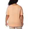 image:imageColumbia Womens Bluebird Day Relaxed V NeckPeach HeatherJubilant Flower Graphic