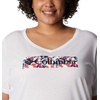 image:imageColumbia Womens Bluebird Day Relaxed V NeckWhiteTyphoon Blooms Framed