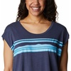 image:imageColumbia Womens Bluebird Days Modern Short Sleeve TeeNocturnal HeatherPeaceful Perspective Grx