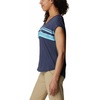 image:imageColumbia Womens Bluebird Days Modern Short Sleeve TeeNocturnal HeatherPeaceful Perspective Grx