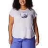 image:imageColumbia Womens Bluebird Days Modern Short Sleeve TeePurple Tint HeatherMeditation Isle Grx