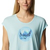image:imageColumbia Womens Bluebird Days Modern Short Sleeve TeeSpring Blue HeatherMindful Meditation Grx