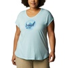 image:imageColumbia Womens Bluebird Days Modern Short Sleeve TeeSpring Blue HeatherMindful Meditation Grx
