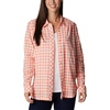 image:imageColumbia Womens Camp Henry Iii Ls ShirtCoral Reef Gingham