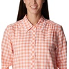 image:imageColumbia Womens Camp Henry Iii Ls ShirtCoral Reef Gingham