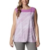 image:imageColumbia Womens Columbia Womens Chill River Tank Top Moisture Wicking Sun ProtectionBlossom PinkSunburst Print