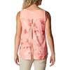 image:imageColumbia Womens Columbia Womens Chill River Tank Top Moisture Wicking Sun ProtectionCoral Reef Daisy Party