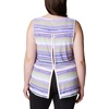 image:imageColumbia Womens Columbia Womens Chill River Tank Top Moisture Wicking Sun ProtectionFrosted PurpleHorizons Stripe Multi